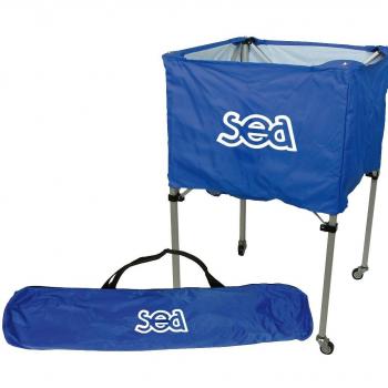 Cesta Plegable Sporti France Azul Carros