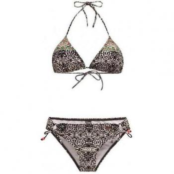 Protest dinamo Triángulo Bikini negro/blanco Talla:42 [DE 40]