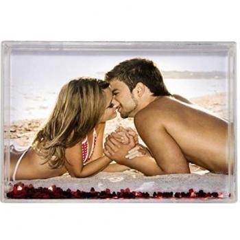 Marco de Fotos Acrílico Transparente Hama Amore 10x15 cm