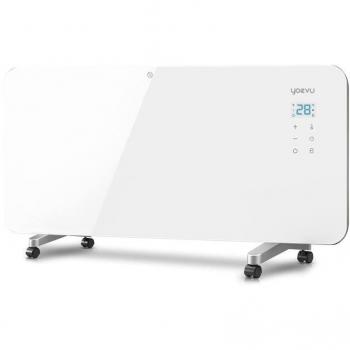 Yoevu Radiador Eléctrico de Bajo Consumo Control Mediante App con Wifi 2000W Blanco