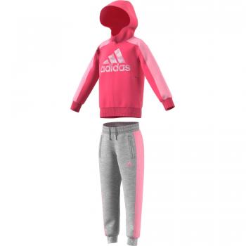 adidas LK GFX HDY Set Tracksuit, Unisex niños, Real s18/Medium Grey Heather/Light Pink, 1824M