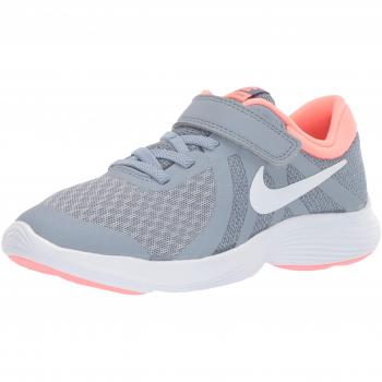 Nike Revolution 4 (PSV), Zapatillas de Running para Niñas, (Obsidian Mist/White/Lava Glow 000), 30 EU