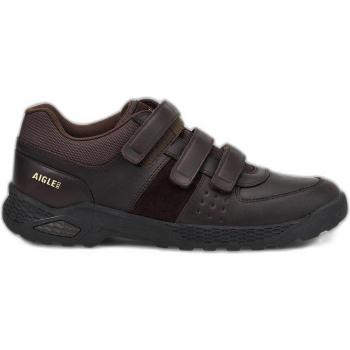 Aigle Dolik Scratch Brown Hiking Sneakers for Men EU 47