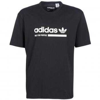 Adidas tee T-Shirt, Hombre, Black, S