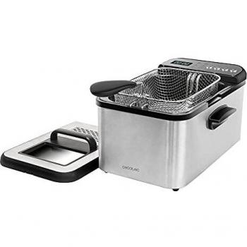 Cecotec Cleanfry Luxury 3000 Freidora de Aceite 3.2L 2400W Acero Inoxidable