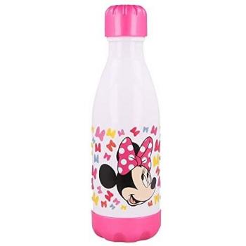 Botella De Agua Infantil Reutilizable De Plástico Libre De Bpa - 560 Ml |Minnie So Edgy Bows