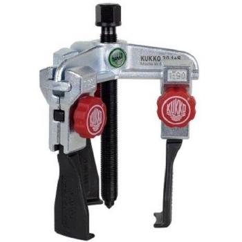 Extractor de rodamientos Kukko-30-1+S de 3 patas espacios angostos con regulación rápida (90x100 mm)