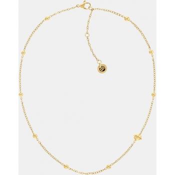 Tommy Hilfiger - Collar Metallic Orbs de acero dorado