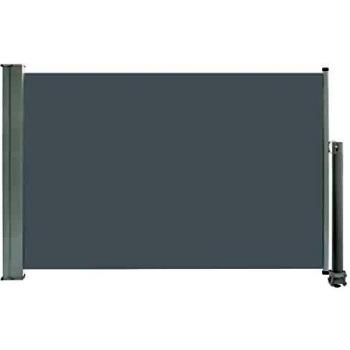 Retractable Side Awning for Patio 60x300 cm Grey