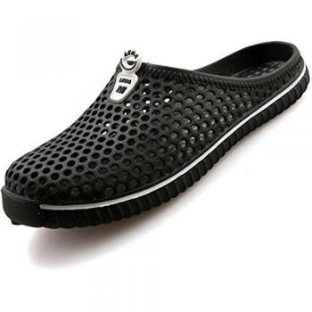 katliu Zapatillas de Jardín Mujer Hombre Zuecos Suave Ligeras Verano Sandalias de Piscina Transpirable Chanclas Antideslizante para Enfermería Trabajo Playa Piscina Gimnasio Baños