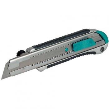 wolfcraft Cúter profesional de cuchillas separables de 25 mm, 4081000, Cúter para altas exigencias