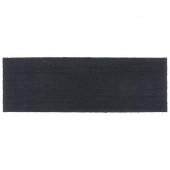 Felpudo Tapete Alfombrilla Alfombra para Puerta de Fibra de Coco Gris Oscuro - Tallas disponibles: 40x60 cm, 50x80 cm, 60x90 cm, y 100x300 cm