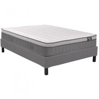 Conjunto Somier Decorativo + Colchón de Muelles Ensacados 7 Zonas y Espuma Viscoelástica Asgard de YSMÉE, Grosor 30 cm – 140 x 190 cm