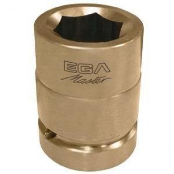 Egamaster - Llave vaso impacto 3/4 50mm aluminio bronce 6 cantos
