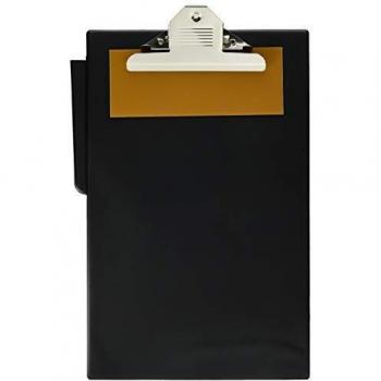 Grafoplás Dossier Pinza Superior Porta Boligrafo, Negro
