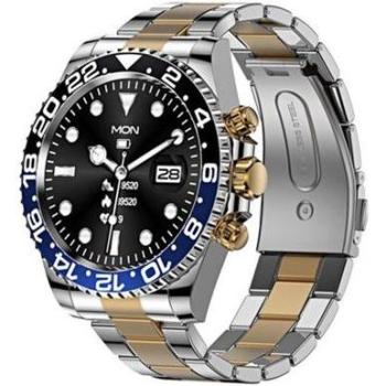 Reloj Inteligente Smartek SW-AW12 Acero Inoxidable Negro/Azul