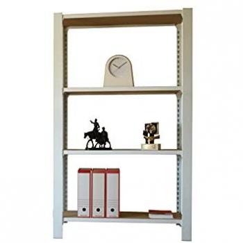 Estantería Simonrack Officlick 4/300 Madera I.M. Blanco/MDF - 1500x900x300 mm