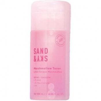 Sand & Sky The Marshmallow Pink Toner 120ml - Gentle exfoliating toner for skin resurfacing, 120 ml