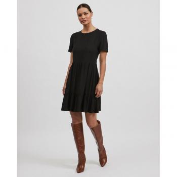 Vila Vestido Corto con Volante