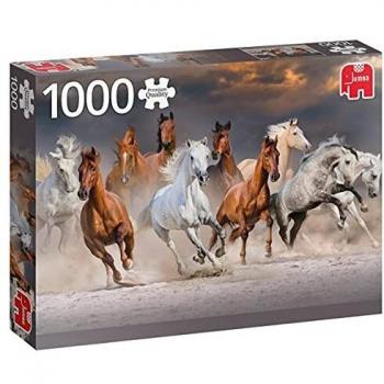 Jumbo Puzzle Desert Horses 1000 Piezas Colección Premium