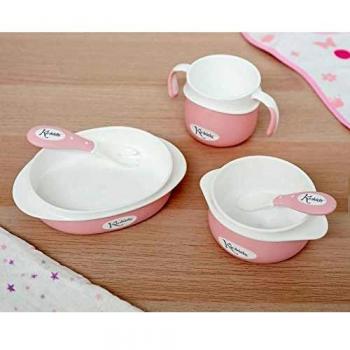 KIOKIDS VAJILLA INFANTIL 5 PIEZAS ROSA