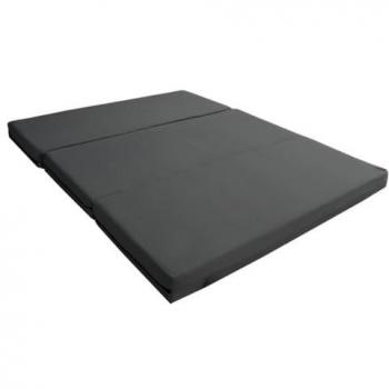 Cama Plegable para Volkswagen Multivan T4 - Colchón HR 25kg/m3 + 6cm Viscoelástica y Cremallera Desenfundable - Compatible con Camper Volkswagen