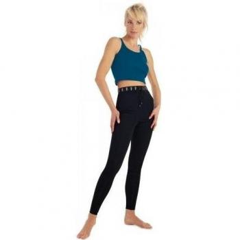 TURBO Cell Leggings de compresión con función micromasaje, color negro, tamaño talla 10 - circunferencia de cadera hasta 129  cm