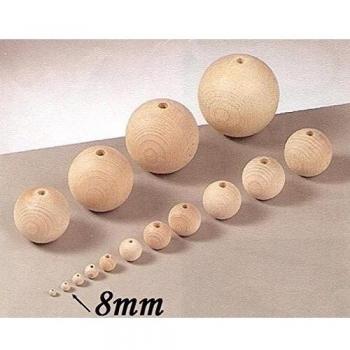 efco - Bolas de Madera, 8mm 100Stück
