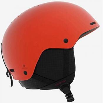 SALOMON Brigade Casco de esquí y Snowboard para Hombre, Carcasa ABS, Interior de Espuma EPS 4D, Circunferencia, Naranja