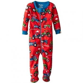 Hatley Infant Footed Coverall -Farm Tractors-Pijama Bebé-Niños,