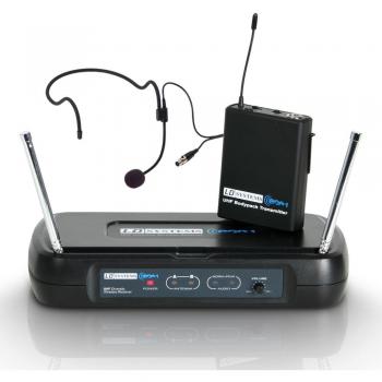 Sistema de Micrófono Inalámbrico LD Systems LDWSECO2BPH1 con Transmisor de Cintura y Auricular