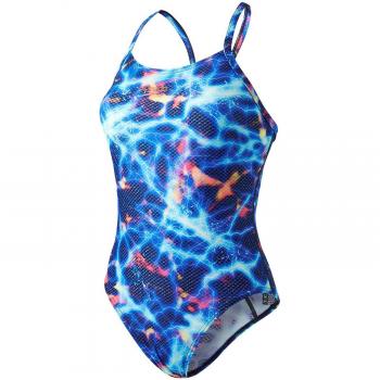 Speedo Allover Rippleback AF Bañador mujer, 40