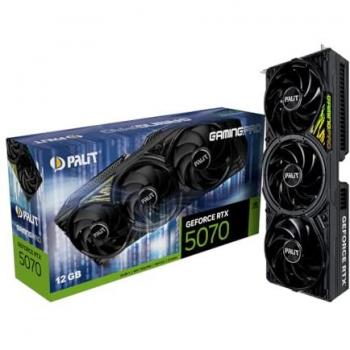 Tarjeta Gráfica Palit GeForce RTX 5070 GamingPro 12GB GDDR7, HDMI, 3x DisplayPort, PCIe 5.0