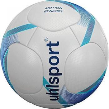 uhlsport Motion Synergy Balón de fútbol, Juventud Unisex, White/Deep Blue/Cyan, 4