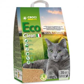 Croci Eco Clean - Arena vegetal a base de Cebada ecológica y aglomerante