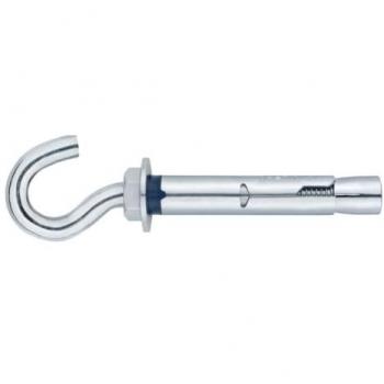 Anclaje Antigiro Gancho M8 x 60 para Cargas Medias, Metálico, Set de 2 Piezas