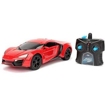 Jada- Fast&Furious Coche RC Lykan Hypersport 1:16 radiocontrol con Mando, Color Rojo