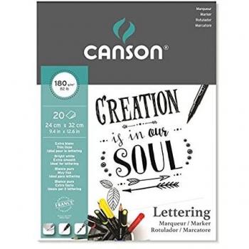 Canson Block Encolado A4 20 H 180 gr Lettering