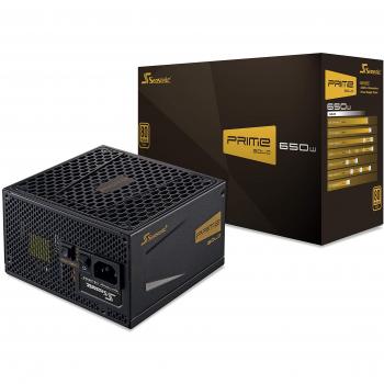 Seasonic Prime Ultra Gold - Fuente de alimentación (650 W, 100 - 240 V, 50 - 60 Hz, 4 - 8.4 A)
