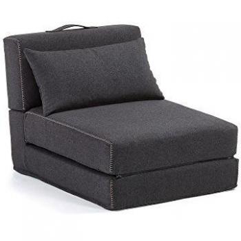 Kave Home - Puf Cama Arty tapizado y con Espuma Poliuretano