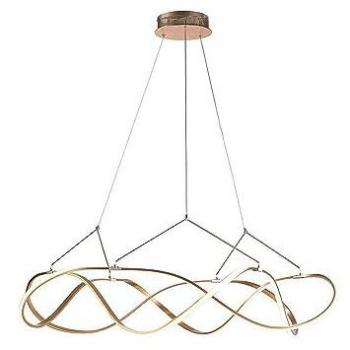 Lámpara LED de Techo Molly 110Ø Oro Rosa Regulable con Control Remoto