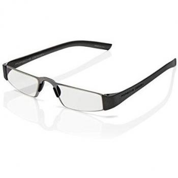 Porsche Design P8801 Eyeglasses 8801 F Men Frame Gun Metal, Silver 48mm,Power +2.50
