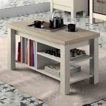 Mesa de Centro Artik en Color Roble Cambrian y Pino 90x48x45 cm