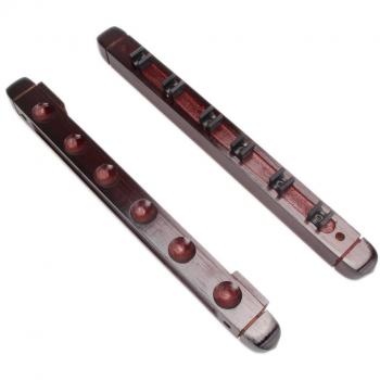 demiawaking billar (Snooker, soporte de pared para colgar 6 cue cue estante de madera de incienso titulares