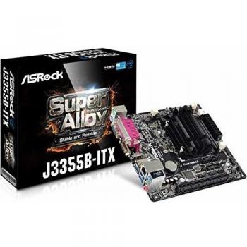 Asrock J3355B-ITX - Placa base con 2 procesadores, color negro