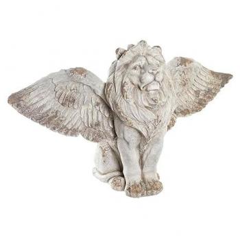 Figura Decorativa Neoclásica León Blanco DKD Home Decor 97 x 48 x 62 cm