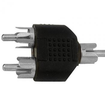 Adaptador Macho RCA a Doble Macho RCA Electro Dh 13.715 8430552092710
