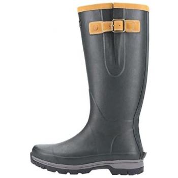 Cotswold Stratus Unisex Green Rubber Wellington Boots