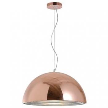 Lámpara de Suspensión Mads, Metal Cobre, 50x50x150 cm