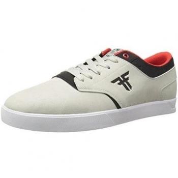 FALLEN Skateboard Shoes THE VIBE NEWSPRINT GRAY/FLAT BLACK SANDOVAL Sz 12